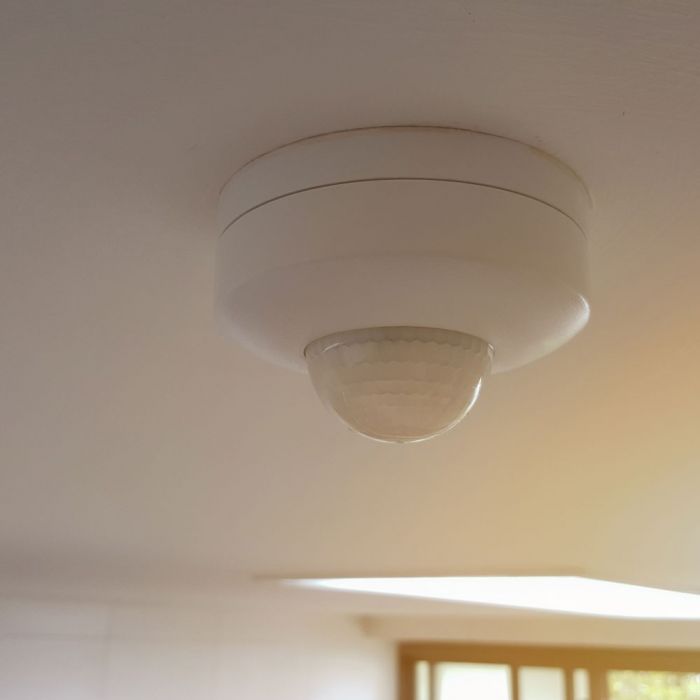 LED INFRARED MOTION SENSOR CEILING 360° 12m IP20 Max 300W