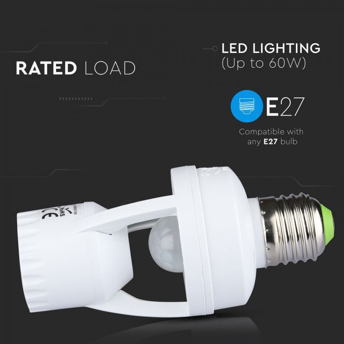 LED SENSOR WITH E27 HOLDER
