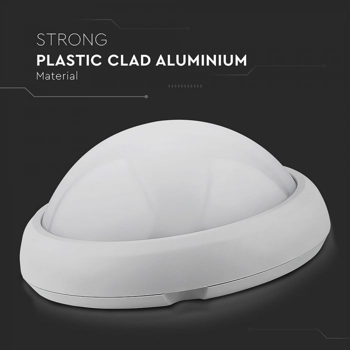 LED DOME LIGHT ROUND 8W 120° 560lm DL 178X80 IP66