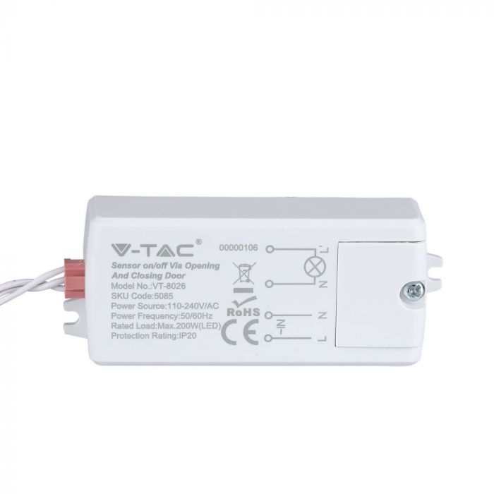 LED MOTION/OPEN CLOSE DOOR SENSOR 300-500W 5-6cm IP20