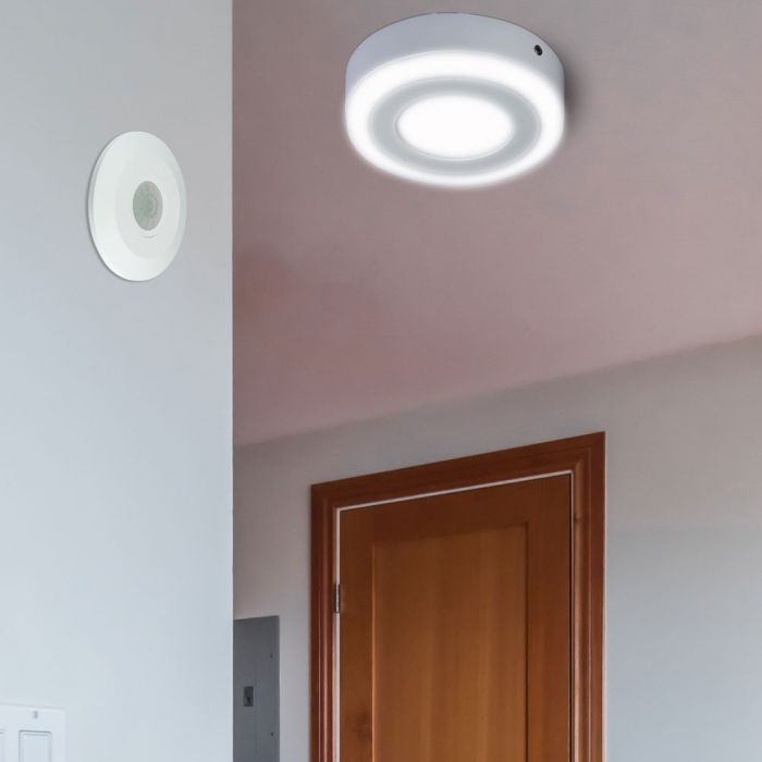 LED PIR CEILING SENSOR FLAT 1000W WHITE