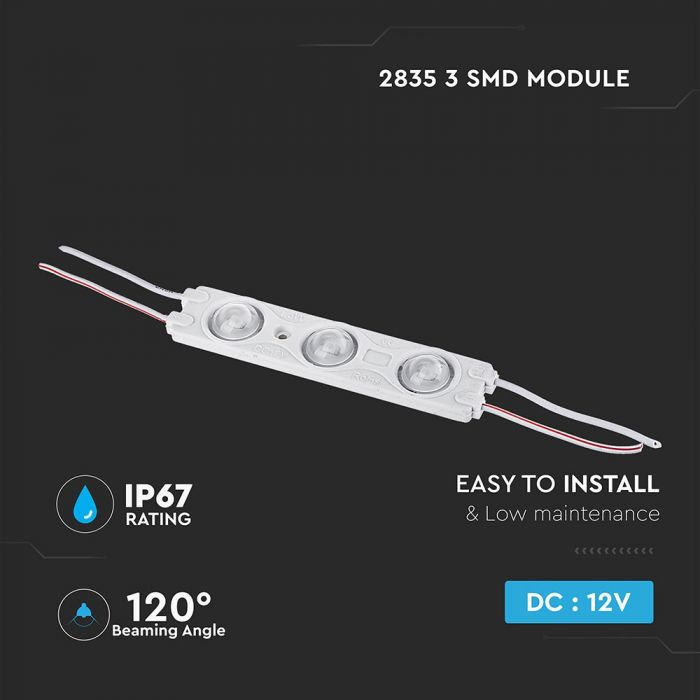 LED Module 1.5W 3LED SMD2835 White IP67