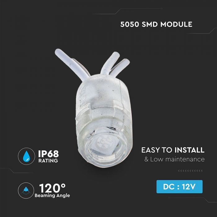 LED MODULE SMD5050 0.24W 12V BLUE 20-22lm 120° IP68