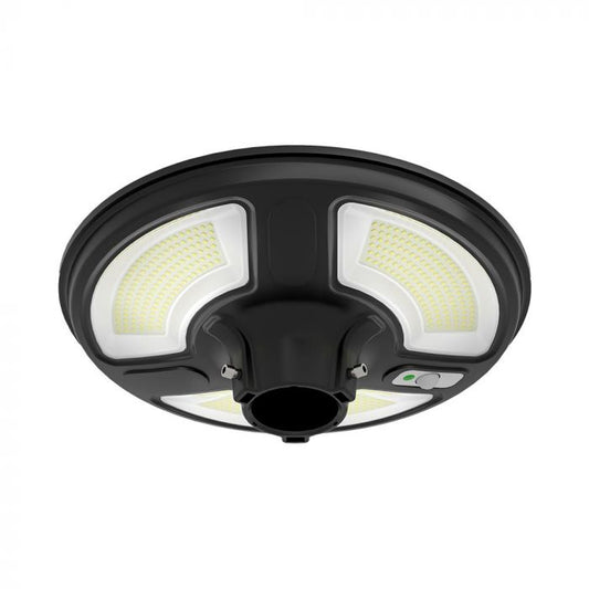 LED SOLAR GARDEN LIGHT ROUND 7.5W CW 1000lm 120° 420X123 WITH SENSOR AND RF CONTROL IP65
