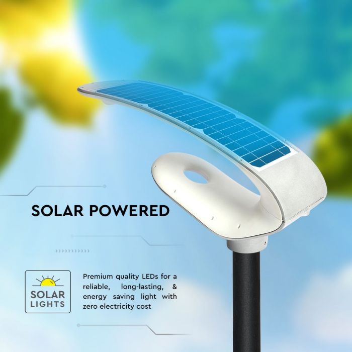 LED SOLAR GARDEN LIGHT 20W DL 2000lm 120° 586X200X333 IP65