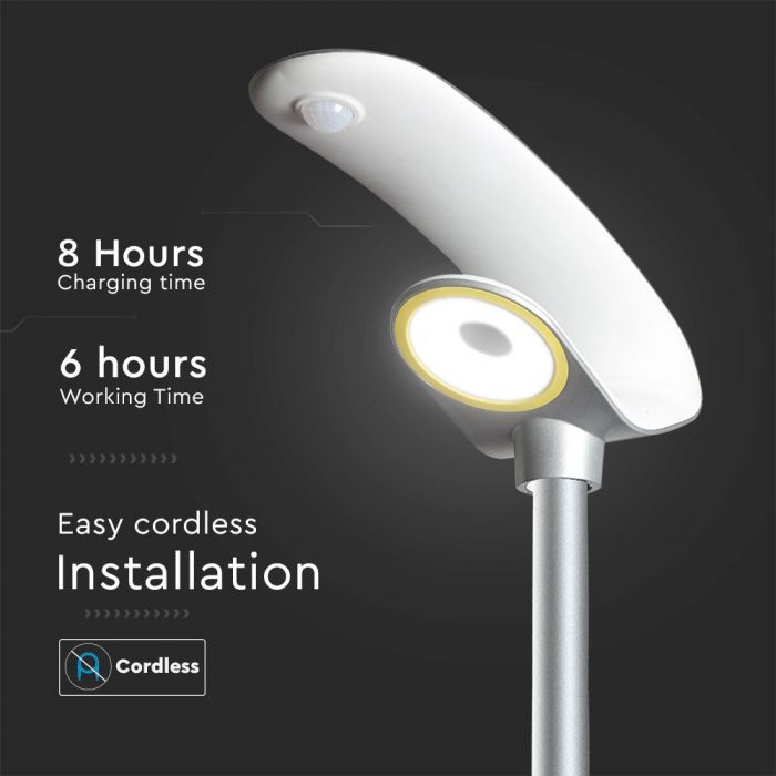 LED SOLAR GARDEN LIGHT 20W DL 2000lm 120° 586X200X333 IP65
