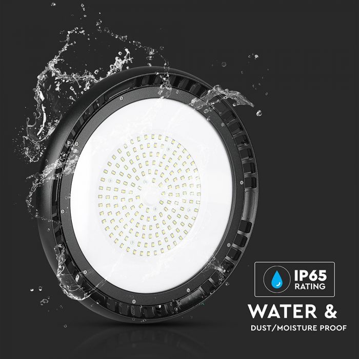 LED HIGHBAY (MEANWELL DRIVER) UFO 150W CW 120° 18000lm 340X171 IP65 SAMSUNG CHIP DIMMABLE