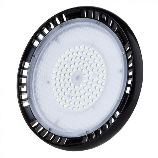 LED HIGHBAY (MEANWELL DRIVER) UFO 100W CW 90° 13000lm IK07 280x165 DIMM 1-10V IP65