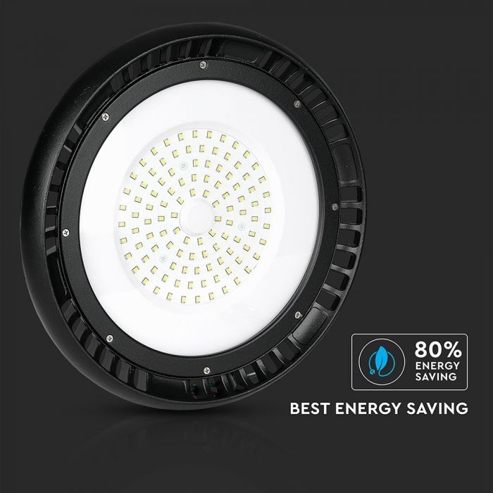 LED HIGHBAY (MEANWELL DRIVER) UFO 100W DL 120° 12000lm 285X165 IP65 SAMSUNG 1-10V DIMMABLE