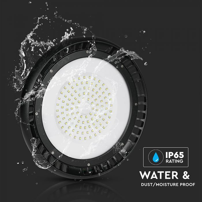 LED HIGHBAY (MEANWELL DRIVER) UFO 100W DL 120° 12000lm 285X165 IP65 SAMSUNG 1-10V DIMMABLE