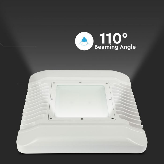 LED CANOPY (MEANWELL DRIVER) 150W CW 110° 18000lm 38X38X7 IP65 SAMSUNG CHIP
