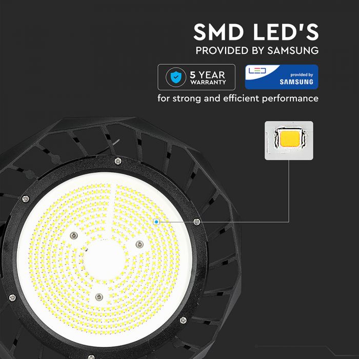 LED HIGHBAY UFO 100W DL 120° 18000lm 260X150 IP65 SAMSUNG CHIP 1-10V DIMMABLE A++