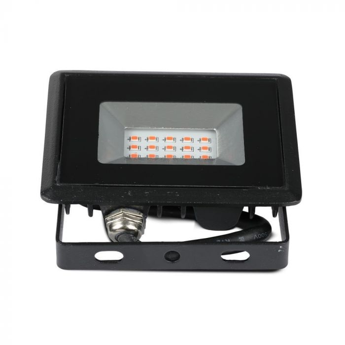 10W LED Floodlight SMD E-Series Black Body Red IP65