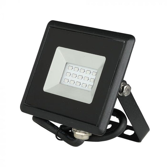 10W LED Floodlight SMD E-Series Black Body Blue IP65