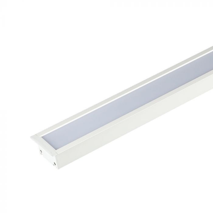 LED Linear Light SAMSUNG Chip 40W Recessed White Body 6400K