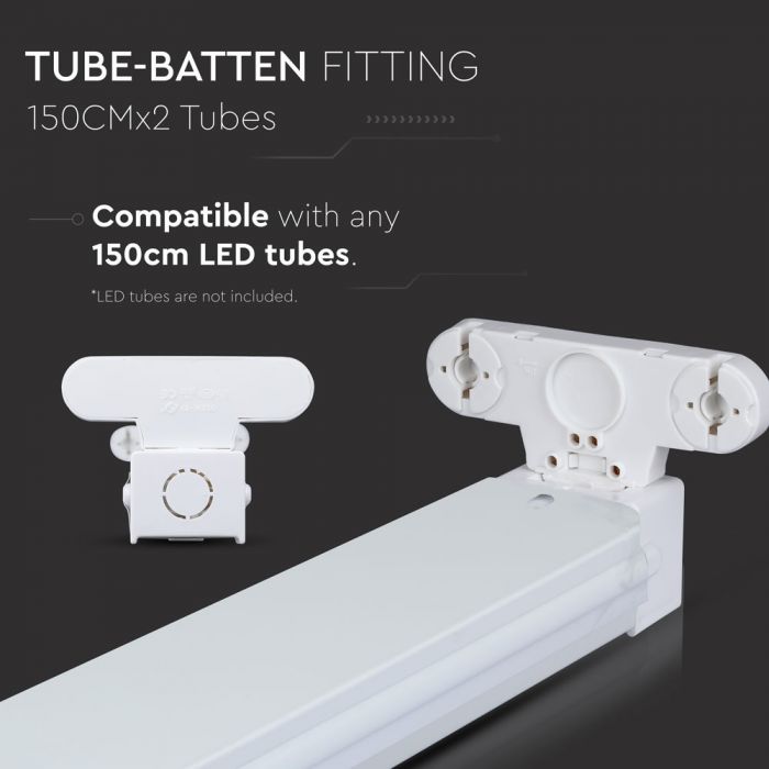 LED TUBE FITTING BATTEN 5FT TWIN