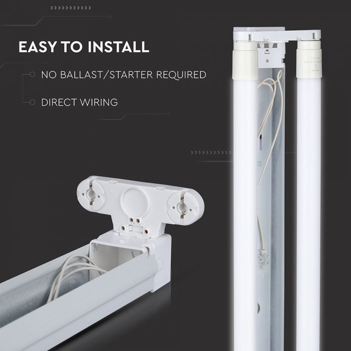 LED TUBE FITTING BATTEN 5FT TWIN