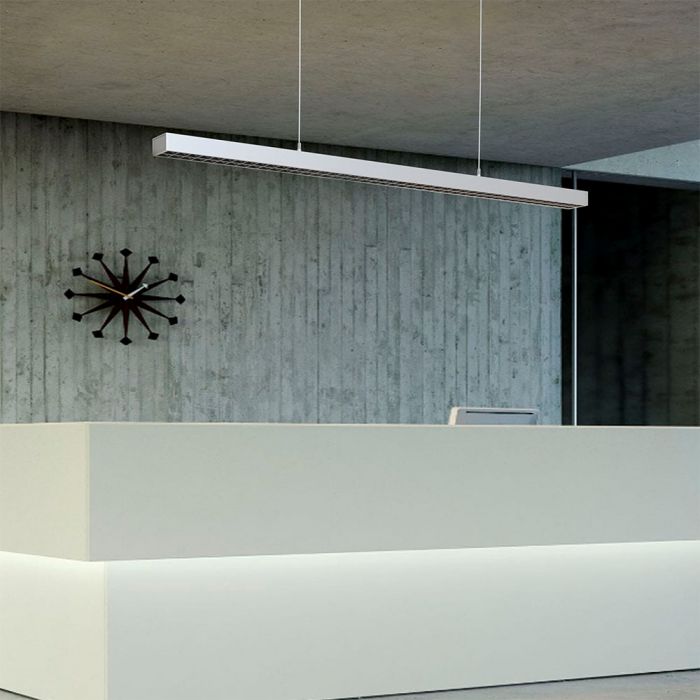 LED LINEAR HANGING NON LINKABLE 60W DL 6600lm 120° 1179X64X35 ALUMINIUM SAMSUNG WHITE A++