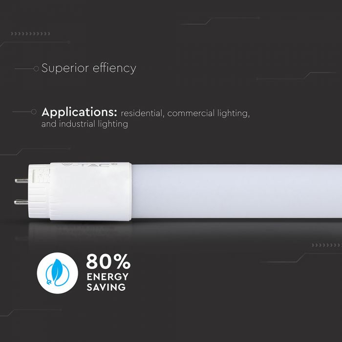 LED Tube T8 10W 60 cm Nano Plastic Rotation Warm White