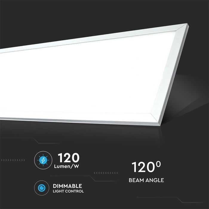 LED PANEL HIGH LUMENS 29W 3600lm WW 120° 1200X300X15 A++