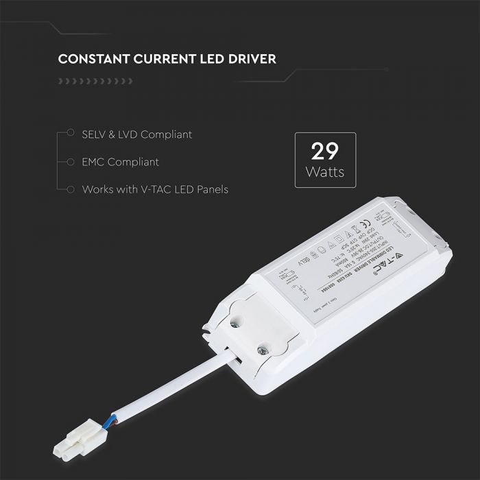 LED DRIVER DIMMABLE 29W FOR PANEL A++