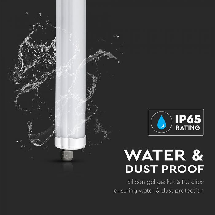 LED TUBE G-SERIES ECONOMICAL LAMP 36W CW 2880lm 4FT 120° IP65