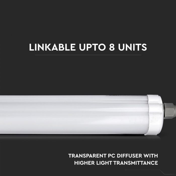 LED TUBE G-SERIES ECONOMICAL LAMP 36W CW 2880lm 4FT 120° IP65