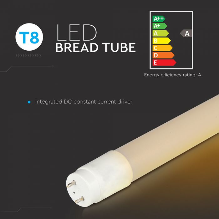 LED T8 TUBE 18W 1600lm 4FT 160° BREAD