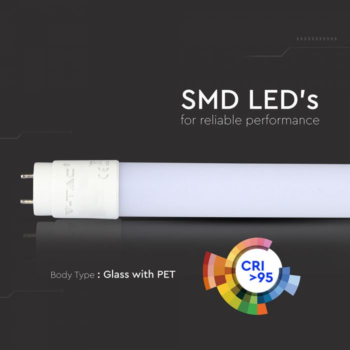 LED T8 TUBE 18W 1600lm 4FT 160° BREAD