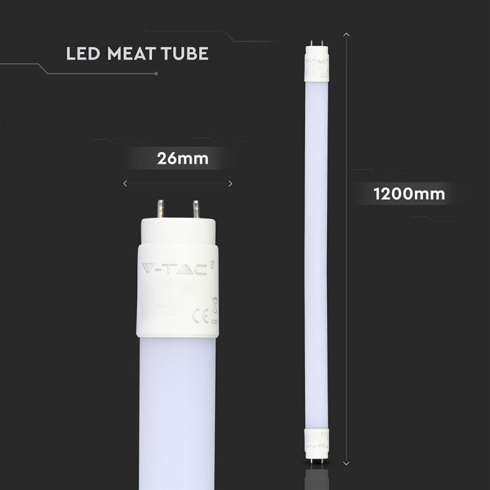LED T8 TUBE 18W 1600lm 4FT 160° MEAT