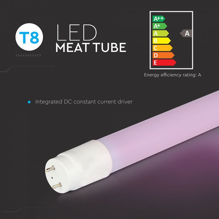 LED T8 TUBE 18W 1600lm 4FT 160° MEAT