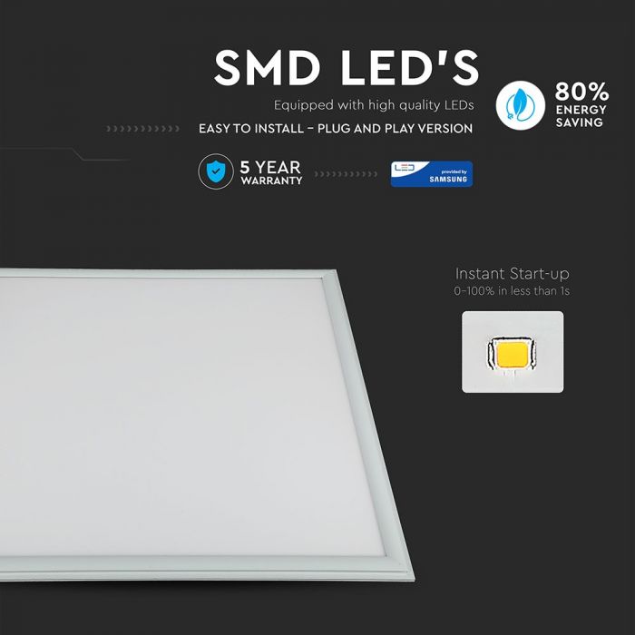 LED PANEL 45W 3600lm DL 110° 600X600X14 SAMSUNG CHIP