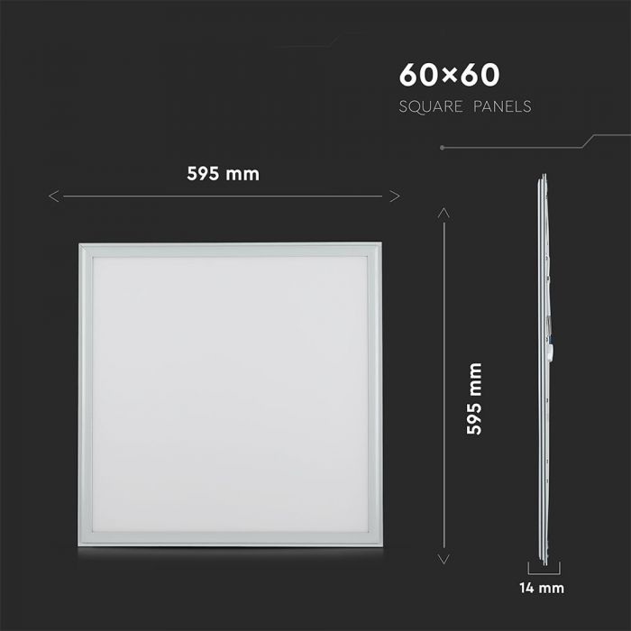 LED PANEL 45W 3600lm CW 110° 600X600X14 SAMSUNG CHIP