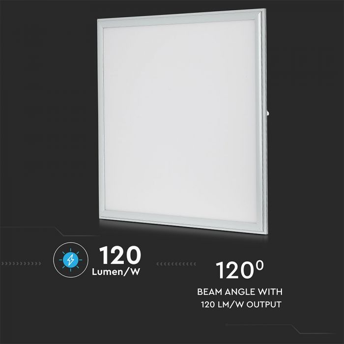 LED PANEL HIGH LUMENS 36W 4320lm DL 120° 595X595X13 A++