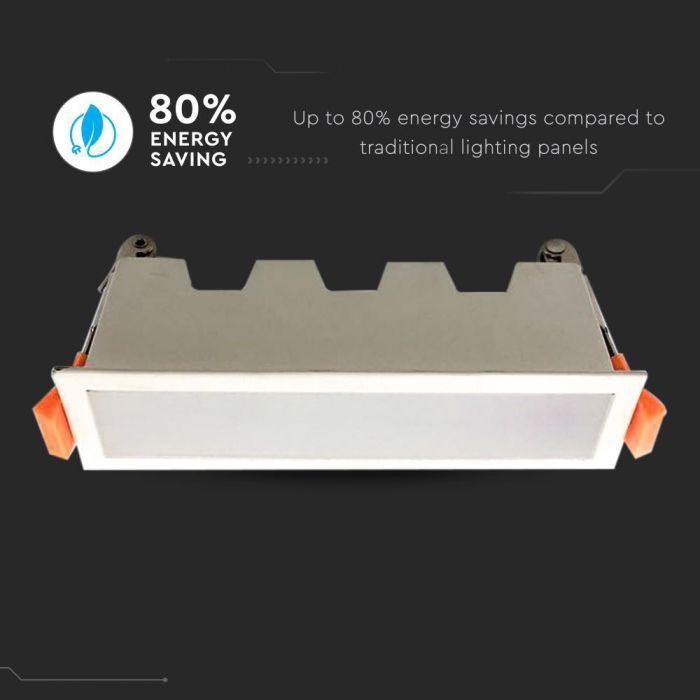 LED LINEAR LIGHT 10W DL 750lm 120° 160X45X65 (138X32) ALUMINIUM