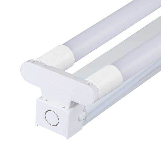 LED TUBE FITTING 4FT TWIN + 2 X TUBE 18W CW 3400lm