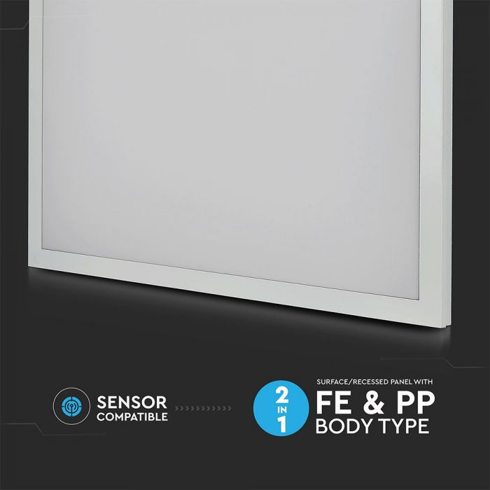 LED SURFACE PANEL 70W 5950lm CW 120° 595X595X29