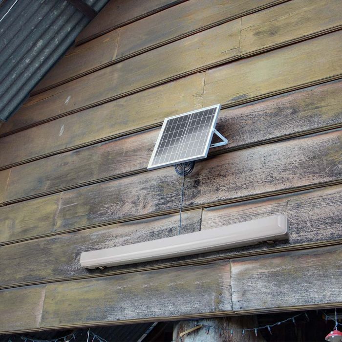 LED SOLAR TRI-PROOF TUBE WITH SENSOR 18W CCT 3in1 1000lm 120° IP65