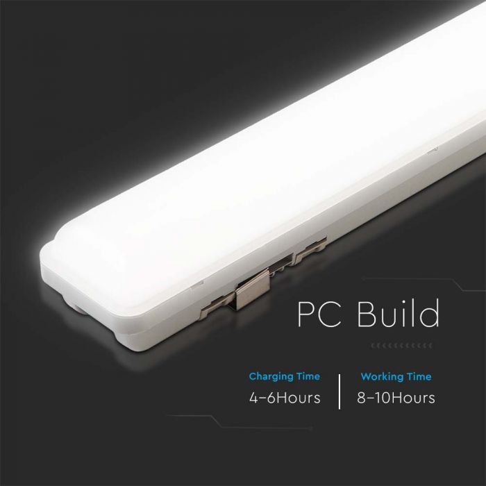 LED SOLAR TRI-PROOF TUBE WITH SENSOR 18W CCT 3in1 1000lm 120° IP65