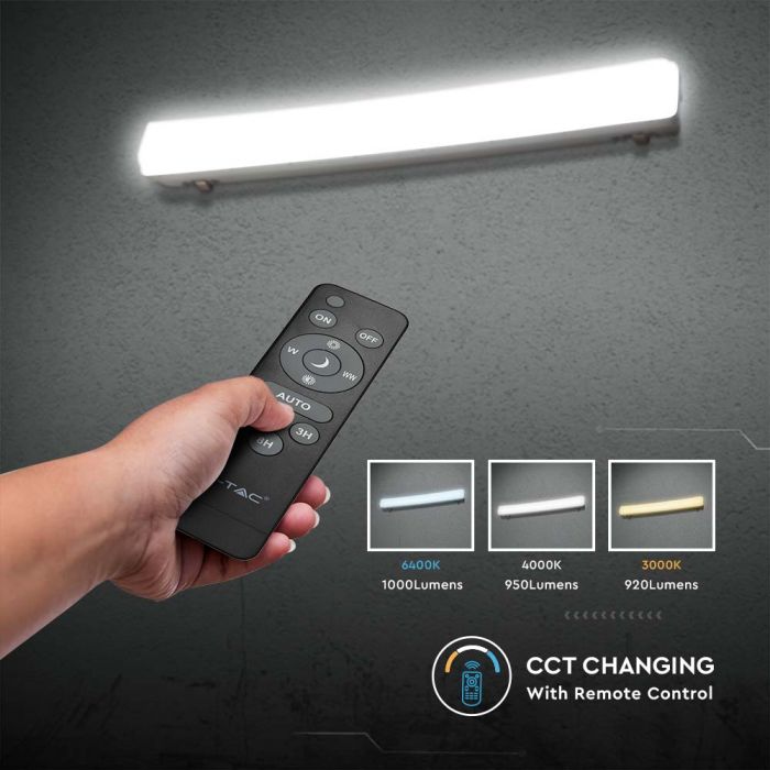 LED SOLAR TRI-PROOF TUBE WITH SENSOR 18W CCT 3in1 1000lm 120° IP65