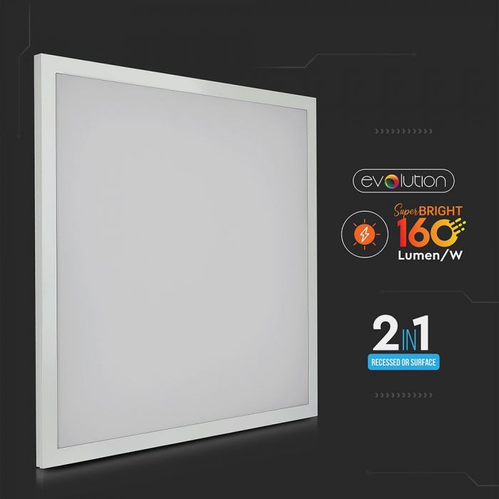 LED SUFACE PANEL BACKLIGHT 25W 4000lm DL 120° 595X595X55 160lm/W A++