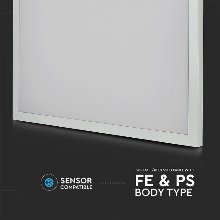 LED SUFACE PANEL BACKLIGHT 25W 4000lm DL 120° 595X595X55 160lm/W A++