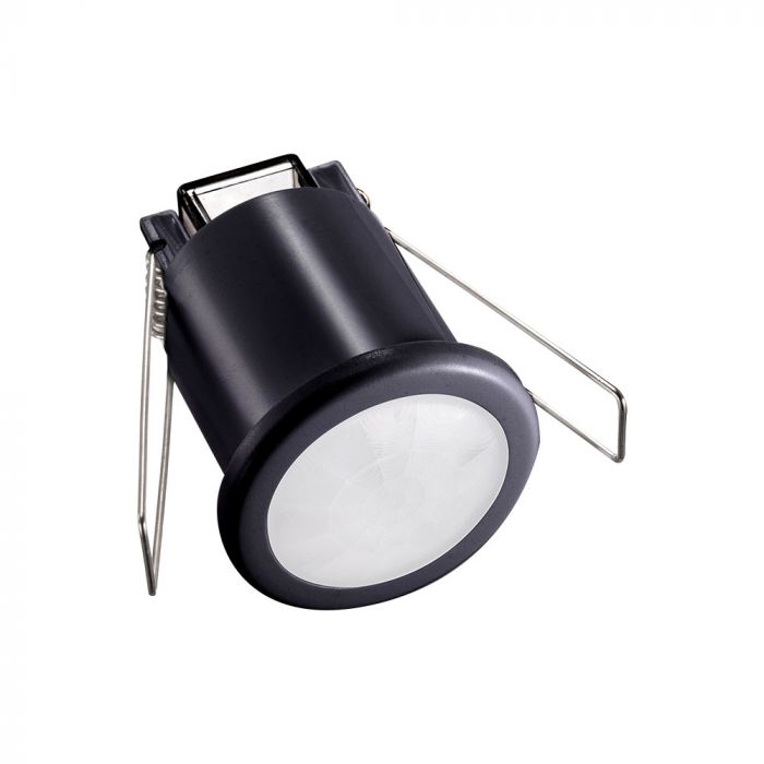 LED PIR CEILING INFRARED MOTION SENSOR FIXED 400W 360° 8m (61.5mm) BLACK