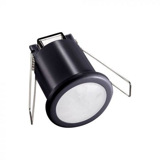 LED PIR CEILING INFRARED MOTION SENSOR FIXED 400W 360° 8m (61.5mm) BLACK