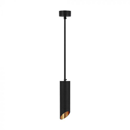 LED GU10 HANGING PENDANT BLACK 55x60x1400mm
