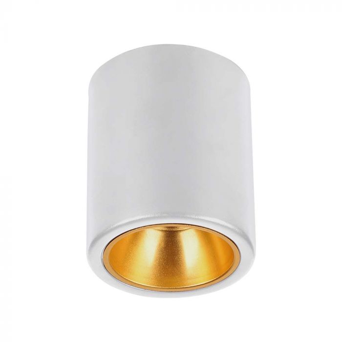 LED SURFACE MOUNTED GU10 FITTING ROUND WHITE 98x118mm