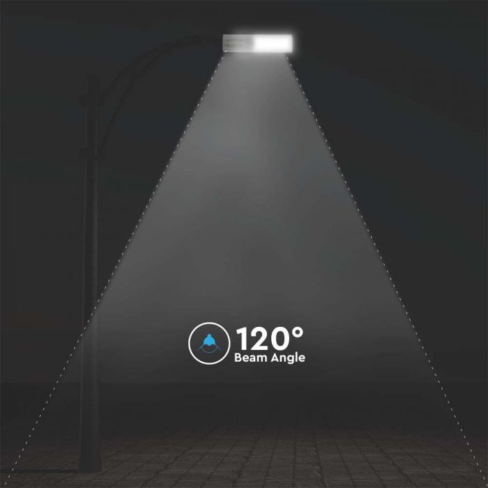 LED SOLAR STREET LIGHT WITH SENSOR CW 2300lm 120° 680x320x50 IP65