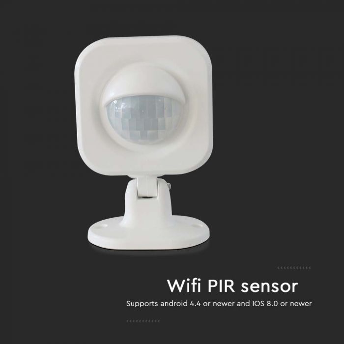 WIFI PIR SENSOR 2-8 Meters 120° 66.9x87.8x56.5mm WHITE