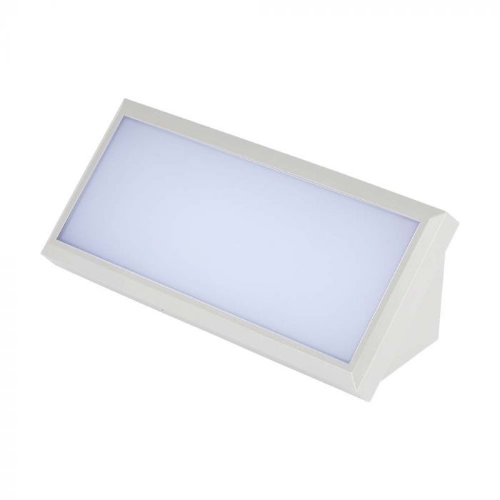 LED OUTDOOR WALL LIGHT WHITE 12W CW 1250lm110° 265x81x120mm IP65