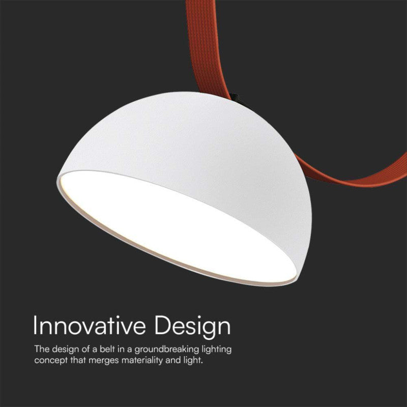 LED MAGNETIC FABRIC TRACKLIGHT 20W WW 1700lm 120° SANDY WHITE 200x113mm